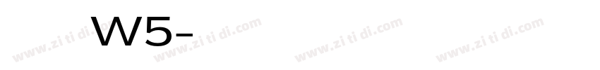 腾祥瀛宋简 W5字体转换